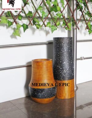 Wooden Bud Vase Set, Centerpiece Bud Vase