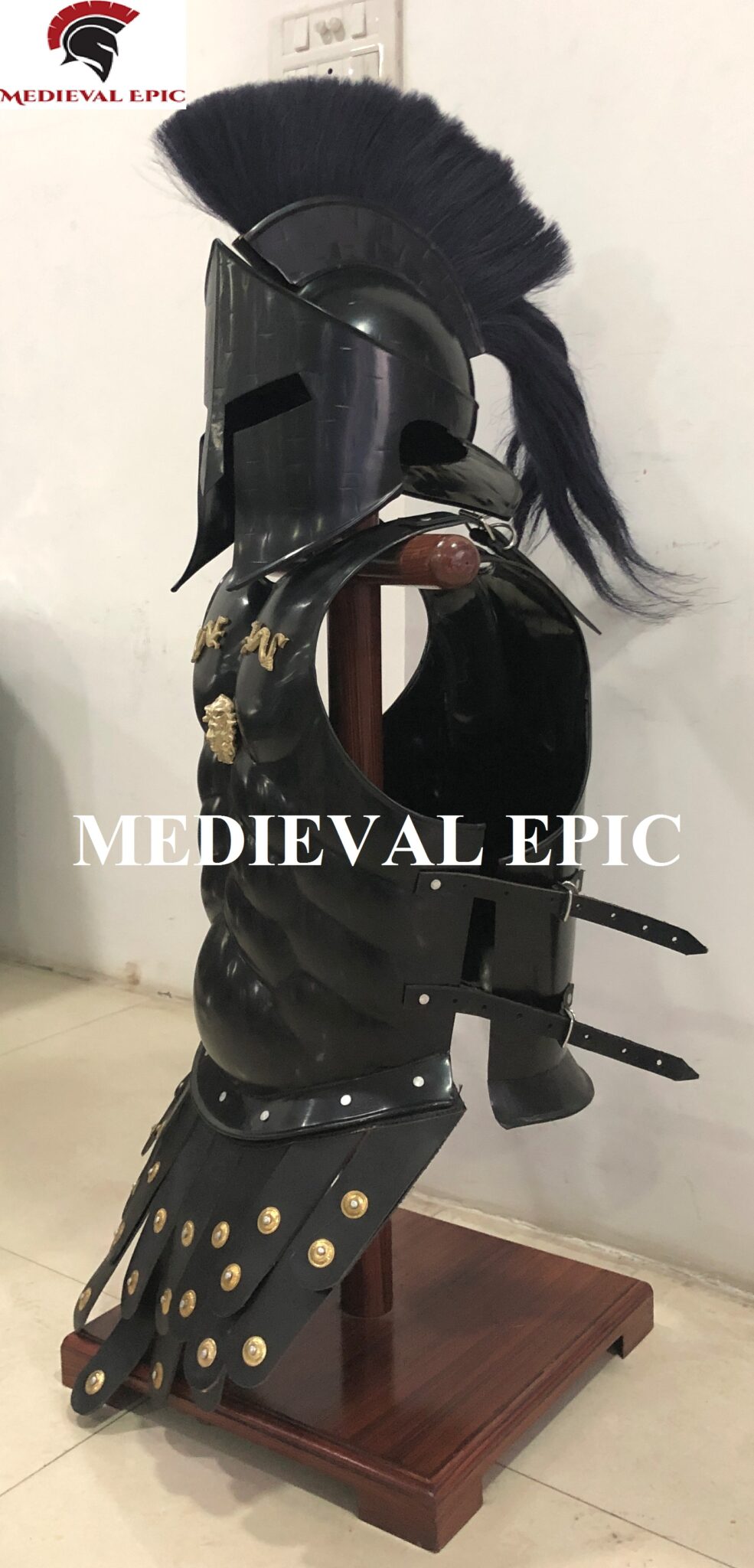 Medieval 300 Spartan Helmet Roman King Leonidas Muscle Armor - The ...