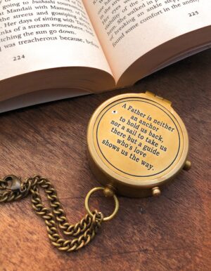 Antique Pocket Compass :- Personalized Gift